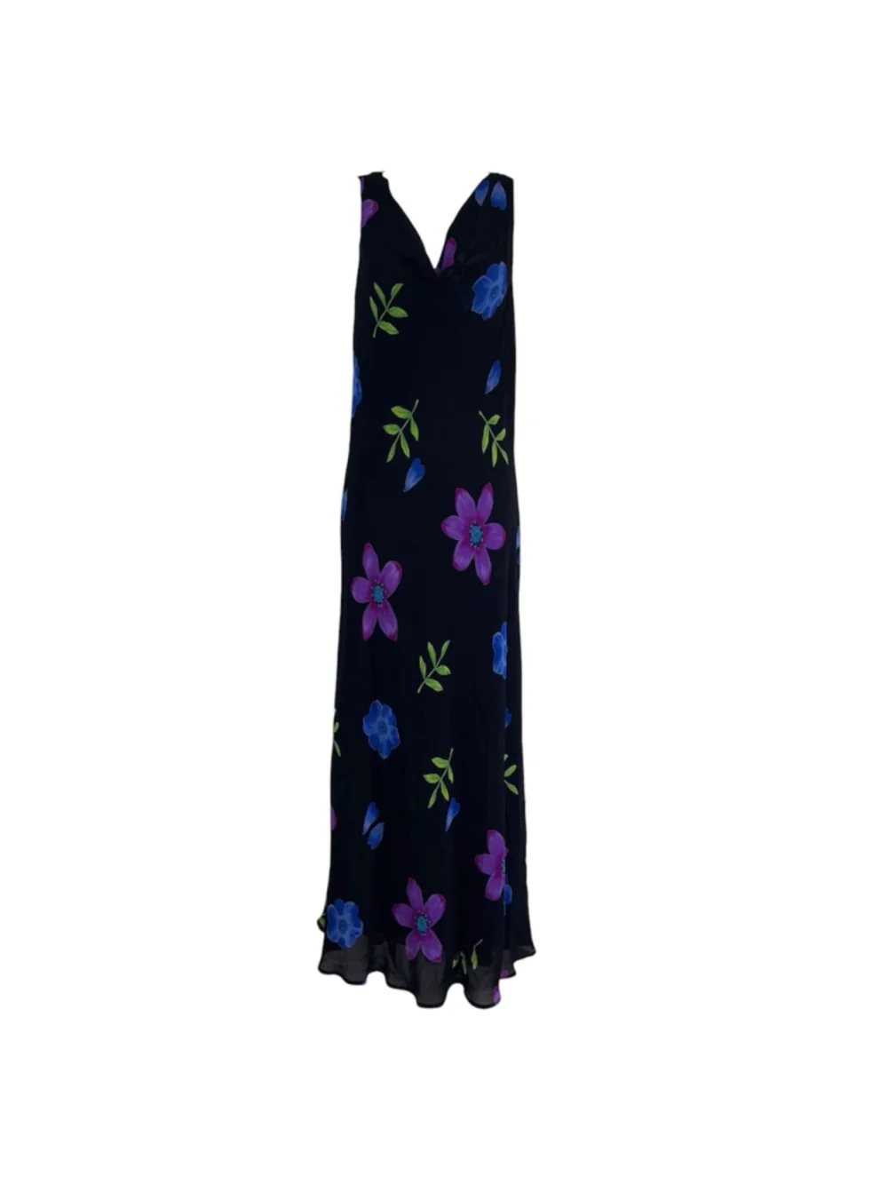 cache black maxi dress Vtg 90s Cache Black Mesh Overly Maxi Dress Gown Silver Metal Straps XS Prom